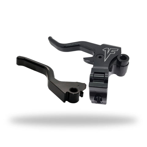 1FNGR Easier Pull Clutch + Brake Lever Combo | Black - Dyna 1FNGR Easier Pull Clutch + Brake Lever Combo | Black - Dyna