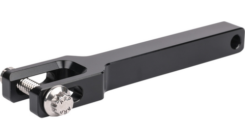 Thrashin Supply Co Gauge Relocation Mount Front Extention - Black Thrashin Supply Co Gauge Relocation Mount Front Extention - Black