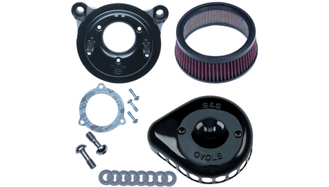 S&S Cycle Mini Teardrop Stealth Air Cleaner Kit S&S Cycle Mini Teardrop Stealth Air Cleaner Kit