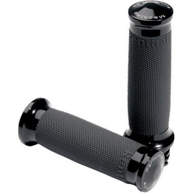PERFORMANCE MACHINE Black Renthal Wrap Grips PERFORMANCE MACHINE Black Renthal Wrap Grips