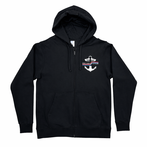 IAC Full-Zip Hoodie – Iron Anchor Cycles