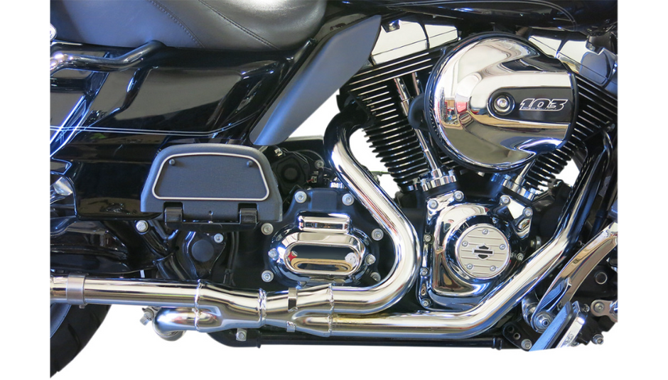 その他 Rage Hard Bassani Road Rage 2-Into-1 Exhaust For Harley Dyna 1991-2005