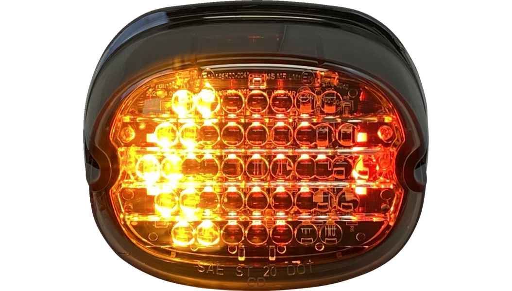 Low Profile LED Taillight with Integrated Turn Signals