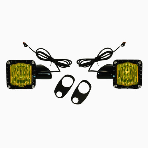 Shark Demon™ DOT Compliant SAE Selective Yellow LED Front Turn Signals