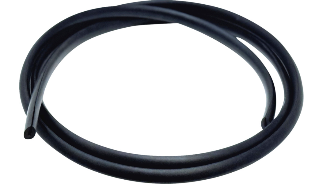 Rubber Dash Trim - 4 ft - Black