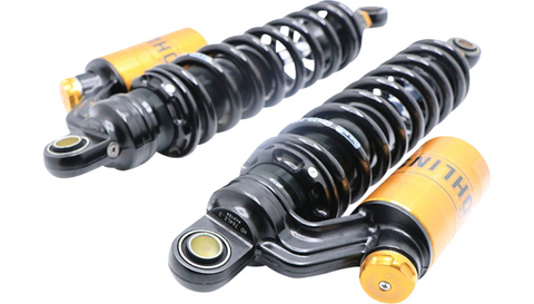 Ohlins HD 764LE Blackline Twin Shocks for Harley Dyna
