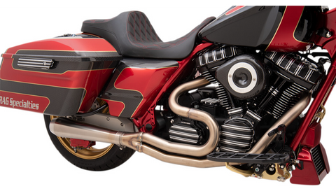 Bassani Short Road Rage III Stainless 2:1 Exhaust System - Bagger